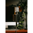 512 Audio Skylight Large Diaphragm Studio Condenser XLR Microphone, 34mm Gold-Plated Capsule, Cardioid Pickup Pattern, Custom Pop Filter, Low-Profile Shockmount