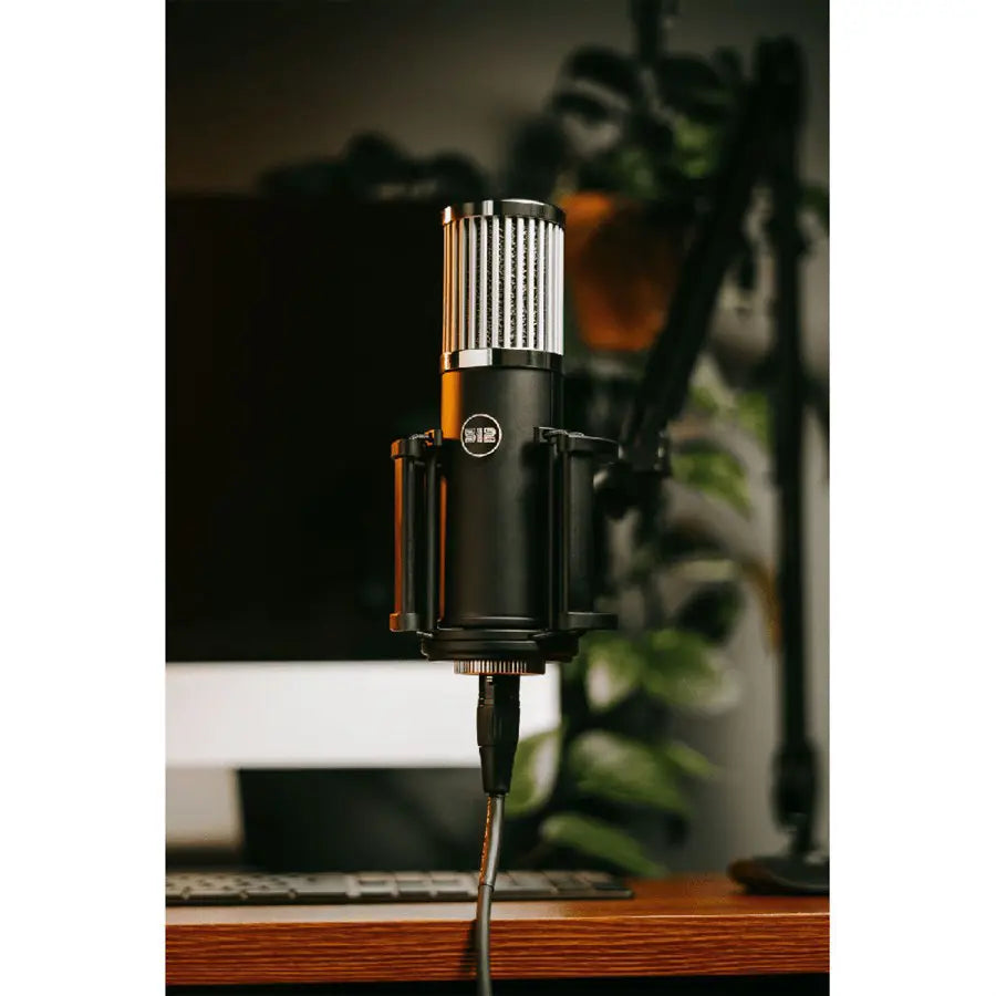 512 Audio Skylight Large Diaphragm Studio Condenser XLR Microphone, 34mm Gold-Plated Capsule, Cardioid Pickup Pattern, Custom Pop Filter, Low-Profile Shockmount