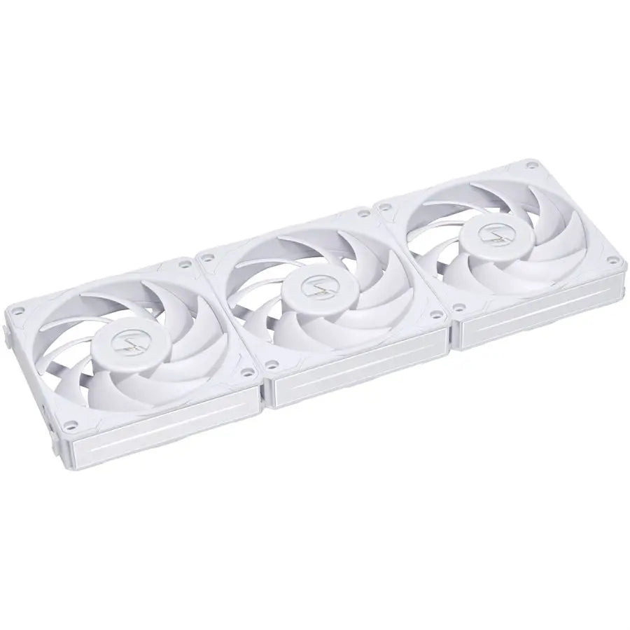 Lian Li UNI Fan P28 120mm Daisy-Chain PWM Case Fan with Controller | White - UF-P28120-3W, 3-Pack | Noise-Optimized | Performance-Oriented Fan