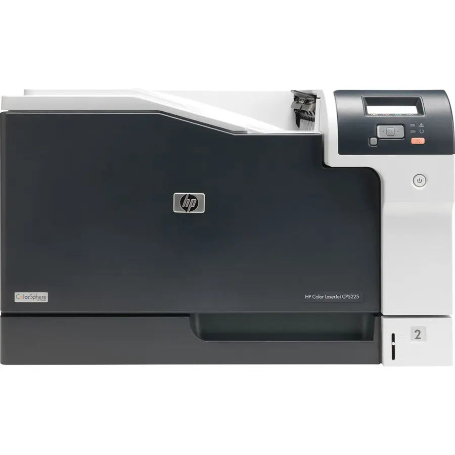 HP Color LaserJet Professional CP5225dn Printer - Print Only, Up to 20 ppm, Auto Duplex, 2 Trays, A3