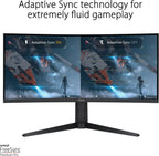 Asus TUF Gaming VG34VQL3A Curved VA Gaming Monitor | 34' WQHD 180Hz 1500R 1ms, Freesync™ Premium Pro, DisplayHDR™ 400