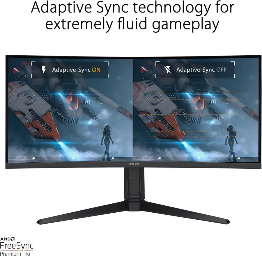 Asus TUF Gaming VG34VQL3A Curved VA Gaming Monitor | 34' WQHD 180Hz 1500R 1ms, Freesync™ Premium Pro, DisplayHDR™ 400