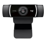 Logitech C922 PRO HD Stream Webcam, 1080p/30fps, 720p/60fps, Autofocus, Built-in Stereo Mic