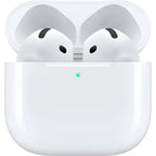 Apple AirPods 4 Wireless Earbuds, Bluetooth, H2 Chip, Personalized Spatial Audio, USB-C Charging Case, Up To 30H Battery, Sweat and Water Resistant, MXP63LL/A