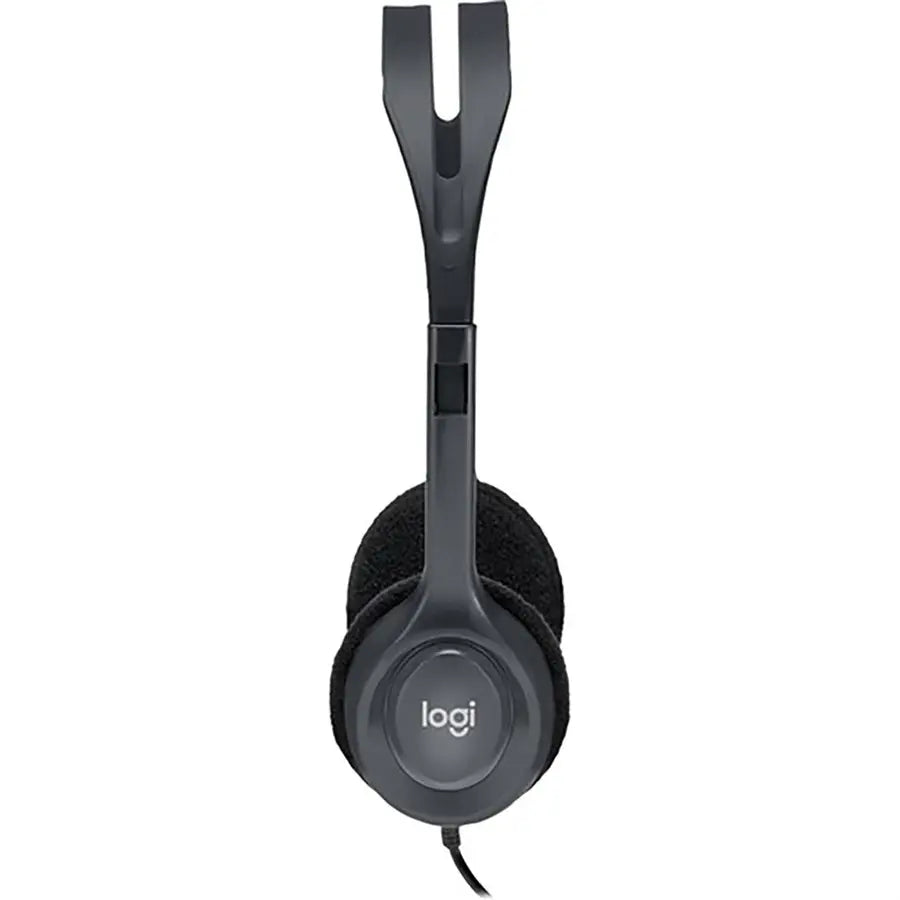 Logitech H110 Stereo Headset With 3.5mm Dual Plug Connection