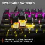 SteelSeries Apex 9 TKL Next Gen Optical Gaming Keyboard - OptiPoint Optical Switches - US English - 64847