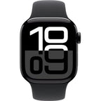 Apple Watch Series 10 | Alumium - Jet Black - 42mm GPS - Smartwatch, Fitness Tracker, ECG App, Always-On Retina Display, Water Resistant