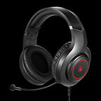 Bloody G220 Neon Gaming Headphone Black 3.5 mm for Audio, USB for Light Up With PC Extention Adapter