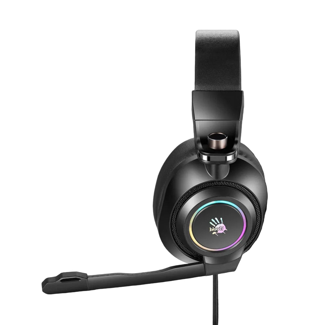 Bloody G580 RGB 7.1 Virtual Surround Sound HiFi Gaming Headphone USB Black - view 5