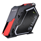 Bloody GH-30 Mid Tower Gaming Case - 5 RGB Fans Pre-Installed - Black/Red - view 5
