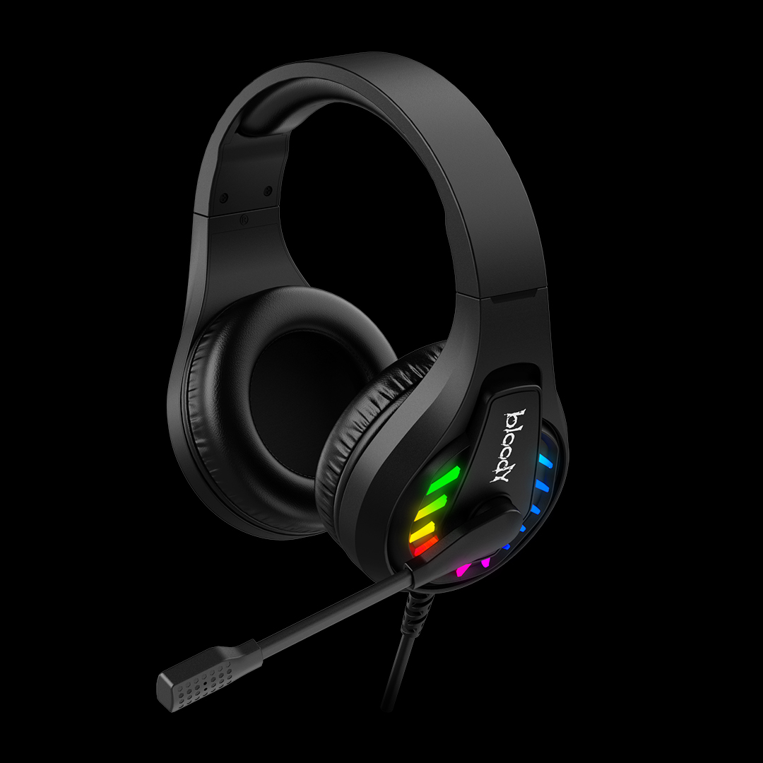 Bloody G230 Virtual 7.1 Surround Sound RGB Gaming Headphone USB Black - view 2