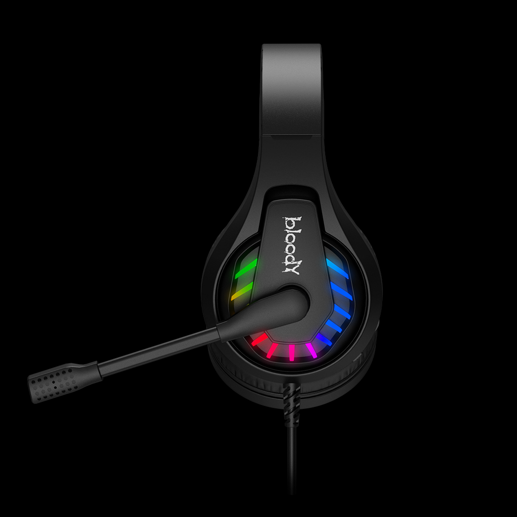 Bloody G230 Virtual 7.1 Surround Sound RGB Gaming Headphone USB Black - view 3
