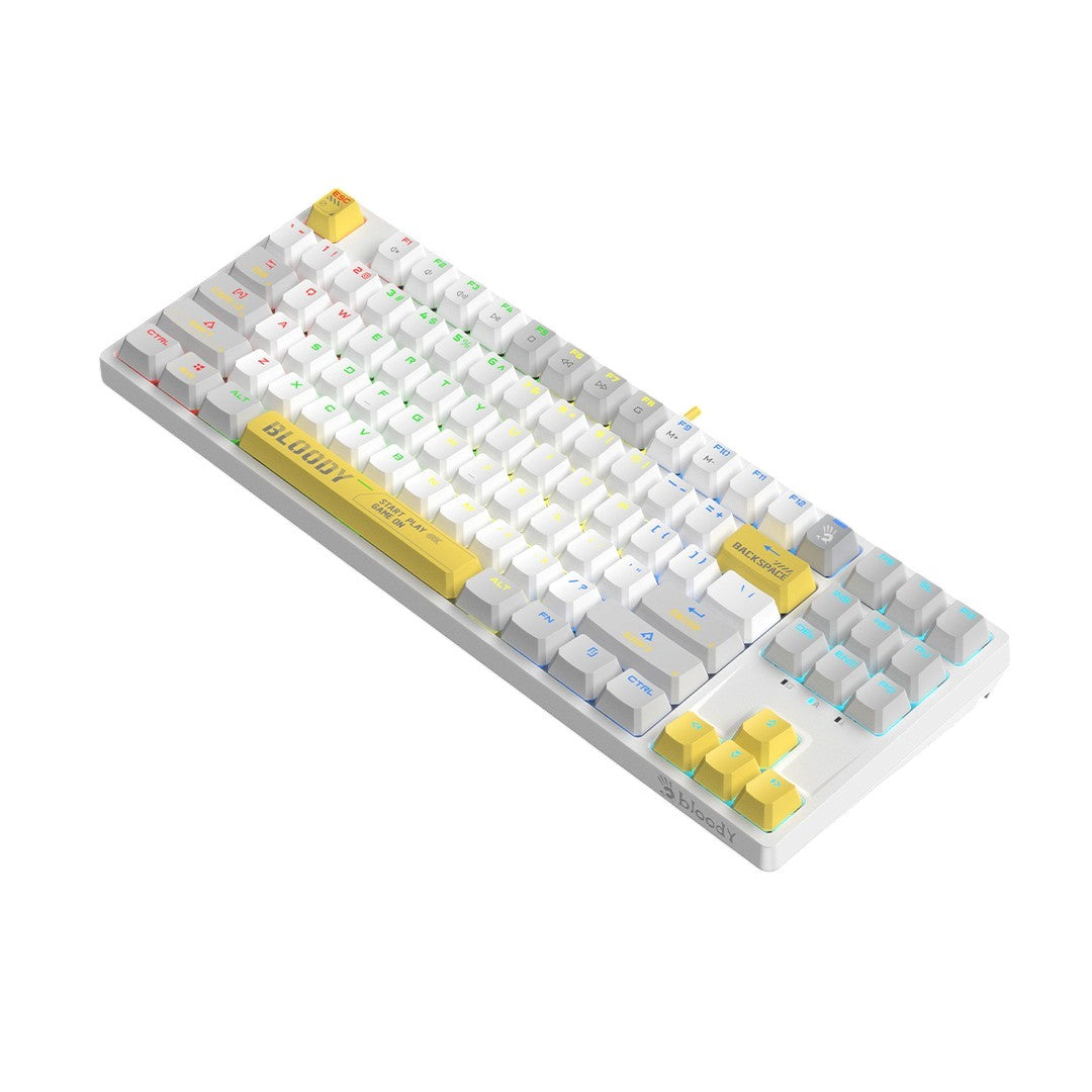 BLOODY S87 Keyboard White color_white