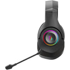 Bloody GR270 Gaming Wireless Headset, 2.4GHz Wireless And Bluetooth V5.3 And 3.5mm Wired Audio, 7.1 Virtual Surround Sound, 50mm Speaker, RGB Flow Backlit