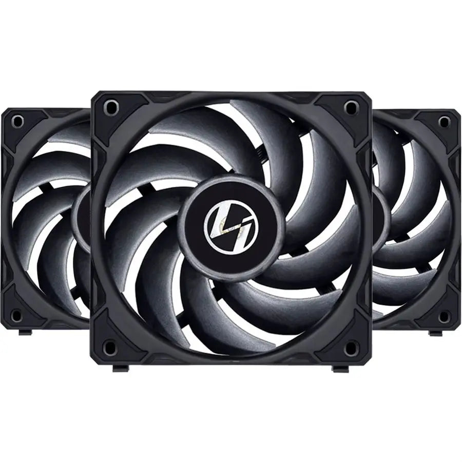Lian Li UNI Fan P28 120mm Daisy-Chain PWM Case Fan with Controller | Black - UF-P28120-3B, 3-Pack | Noise-Optimized | Performance-Oriented Fan