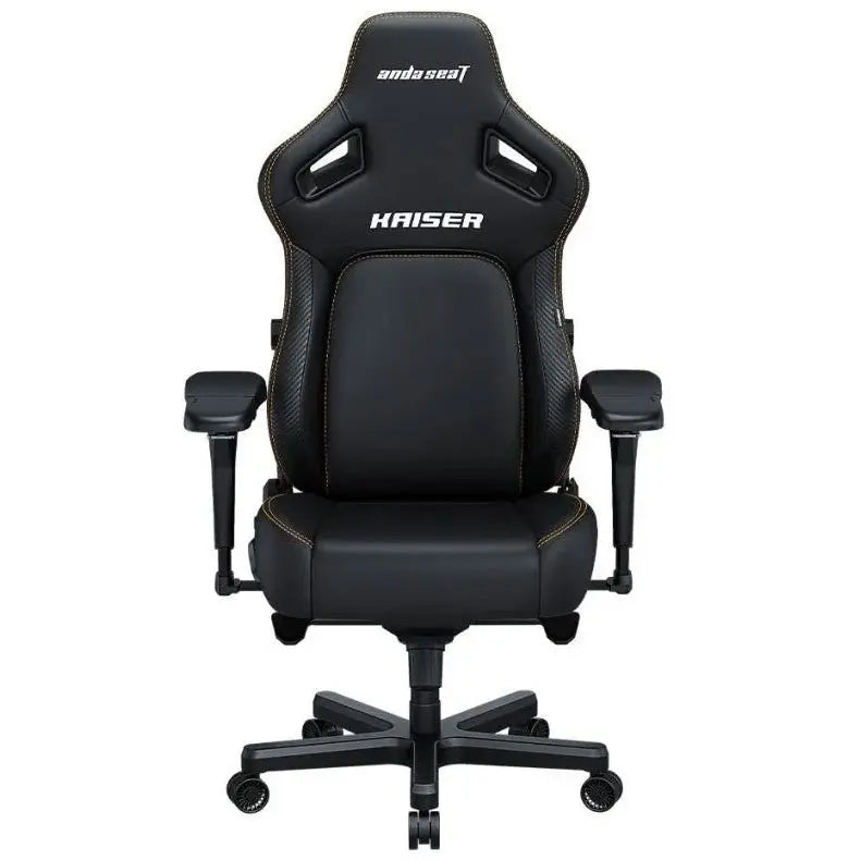 Anda Seat Kaiser 4L Premium Gaming Chair | Large Size - Premium PVC Leather - Elegant Black - Free Shipping