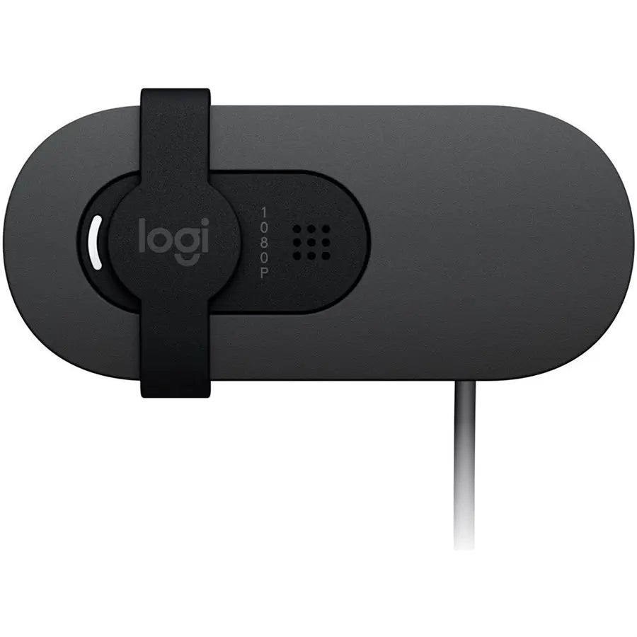 Logitech BRIO 105 FHD 1080p Business Webcam with Auto Light Balance | 960-001592 | Certified for Google Meet | Works with Chromebook | Privacy Shutter