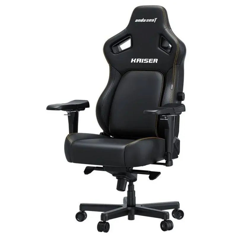 Anda Seat Kaiser 4L Premium Gaming Chair | Large Size - Premium PVC Leather - Elegant Black - Free Shipping
