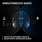 SteelSeries Arctis Nova 7P Wireless Gaming Headset - 61559 - Black - 2.4GHz and Bluetooth