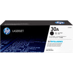 HP 30A Black Original LaserJet Toner Cartridge, CF230A