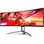 AOC Agon AG493UCX2 Curved Gaming Monitor, 49" 5120x1440 DQHD VA 165Hz 1ms MPRT, DisplayHDR 400, AMD FreeSync Premium Pro, USB-C, KVM Switch