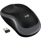 Logitech M185 Wireless Mouse, Compact Design, Grey