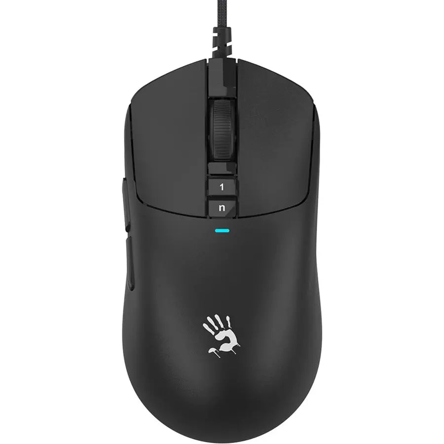 Bloody W72 Ultra Lightweight Gaming Mouse Black, Alpha Sensor, RapidSnap Rebound Technology