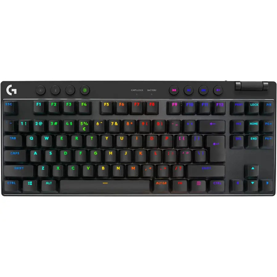 Logitech PRO X TKL LIGHTSPEED Gaming Keyboard | 920-012136 | Black US International Tactile