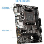 MSI A520M-A PRO Gaming Motherboard AMD | AM4 socket – Ryzen 3000/4000/5000 Support - DDR4