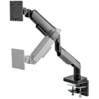 MXG HMA-12R Heavy Duty RGB Gaming Monitor Arm Matte Gray