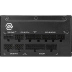 MSI MAG A1250GL PCIE5 PSU | ATX 3.1 Ready, PCIe CEM 5.1, 80 PLUS Gold Certified, Fully Modular