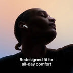 Apple AirPods 4 Wireless Earbuds, Bluetooth, H2 Chip, Personalized Spatial Audio, USB-C Charging Case, Up To 30H Battery, Sweat and Water Resistant, MXP63LL/A