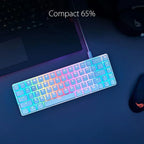 Asus ROG Falchion Ace 65% RGB Compact Gaming Mechanical Keyboard | M602 FALCHION ACE/NXRD/BLK/US/PBT Black Red Switch