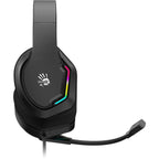Bloody G260P Stereo Surround Sound Wired Gaming Headphone Black - RGB Backlit - 3.5mm Plug - Noise Cancelling Mic
