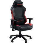 AndaSeat Luna Gaming Chair | Ergonomic Reclining, PVC Leather Computer Home Office Chair, Creative Rocking Function, Moulded Foam | Black and Red