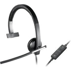 Logitech H650E USB Mono Headset - Enterprise-Grade Audio Quality - Designed and Certified for Business - 981-000514 - Cisco Compatible