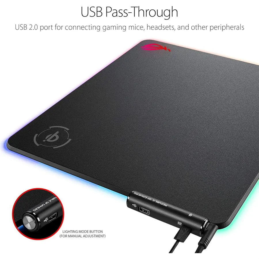 Asus ROG Balteus Qi Wireless-Charging RGB Gaming Mouse NH01