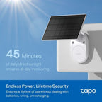 TP-Link Wi-Fi Camera Tapo C410 KIT Solar-Powered Security Camera Kit (3 - Pack)