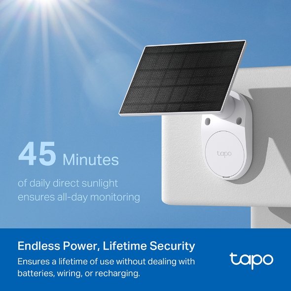 TP-Link Wi-Fi Camera Tapo C410 KIT Solar-Powered Security Camera Kit (1-Pack)