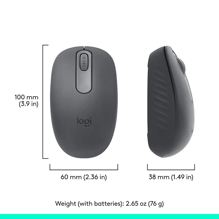 Logitech M196 Bluetooth Mouse Graphite