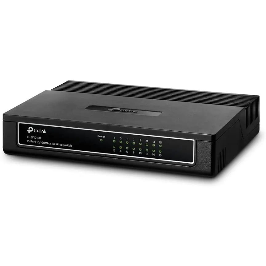 TP-LINK TL-SF1016D Unmanaged 10/100Mbps 16-Port Desktop Switch - Ver 7.0