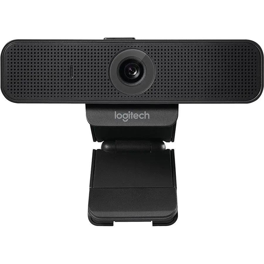 Logitech C925e Business Webcam, 1080p 30fps, 78 Degree FOV, Autofocus, RightLight 2, Dual Omnidirectional Mics, H.264, USB-A, Privacy Shutter, Black, 960-001076