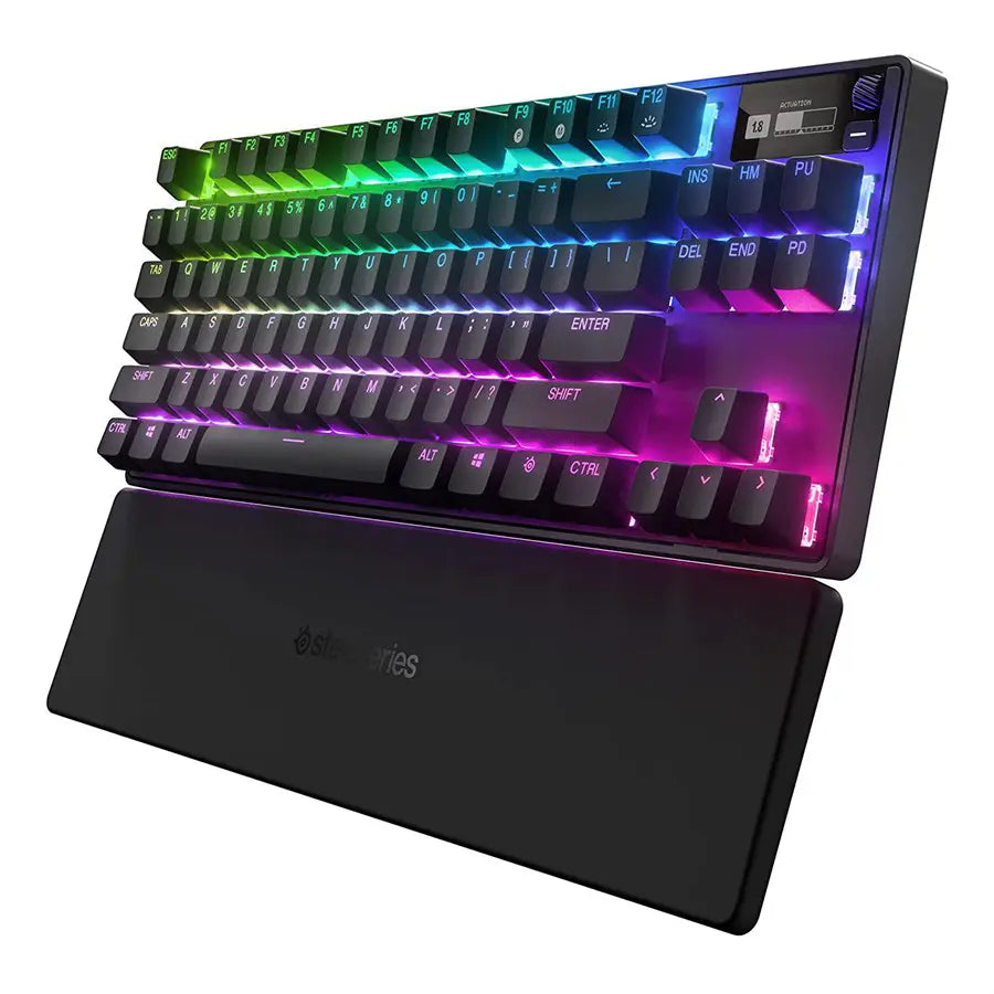 SteelSeries APEX PRO TKL Wireless (2023) - Wireless Tenkeyless ESports Gaming Keyboard - Omnipoint 2.0 Adjustable Switches - Black | 64865 - US English