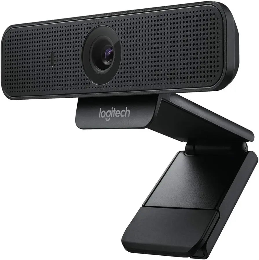 Logitech C925e Business Webcam, 1080p 30fps, 78 Degree FOV, Autofocus, RightLight 2, Dual Omnidirectional Mics, H.264, USB-A, Privacy Shutter, Black, 960-001076