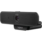 Logitech C925e Business Webcam, 1080p 30fps, 78 Degree FOV, Autofocus, RightLight 2, Dual Omnidirectional Mics, H.264, USB-A, Privacy Shutter, Black, 960-001076