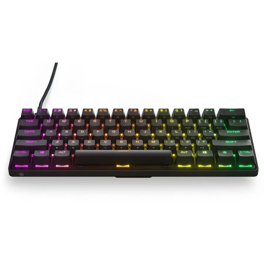 SteelSeries Apex Pro Mini Tournament-Ready Gaming Keyboard in 60% Form Factor - OmniPoint 2.0 Adjustable Switches - 64820 - US English