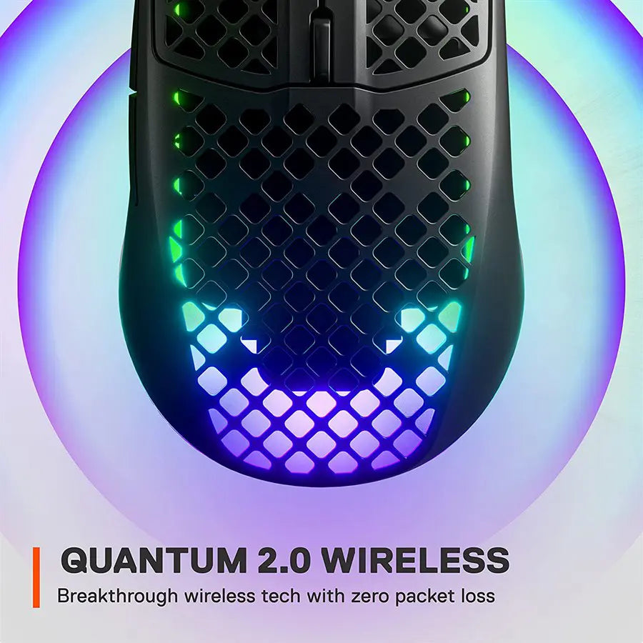 SteelSeries Aerox 3 Wireless Super Light Gaming Mouse - 2022 Edition - Onyx | 62612