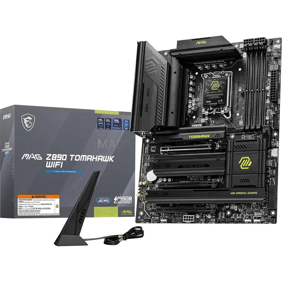 MSI MAG Z890 Tomahawk WiFi Gaming Motherboard Intel LGA1851 DDR5
