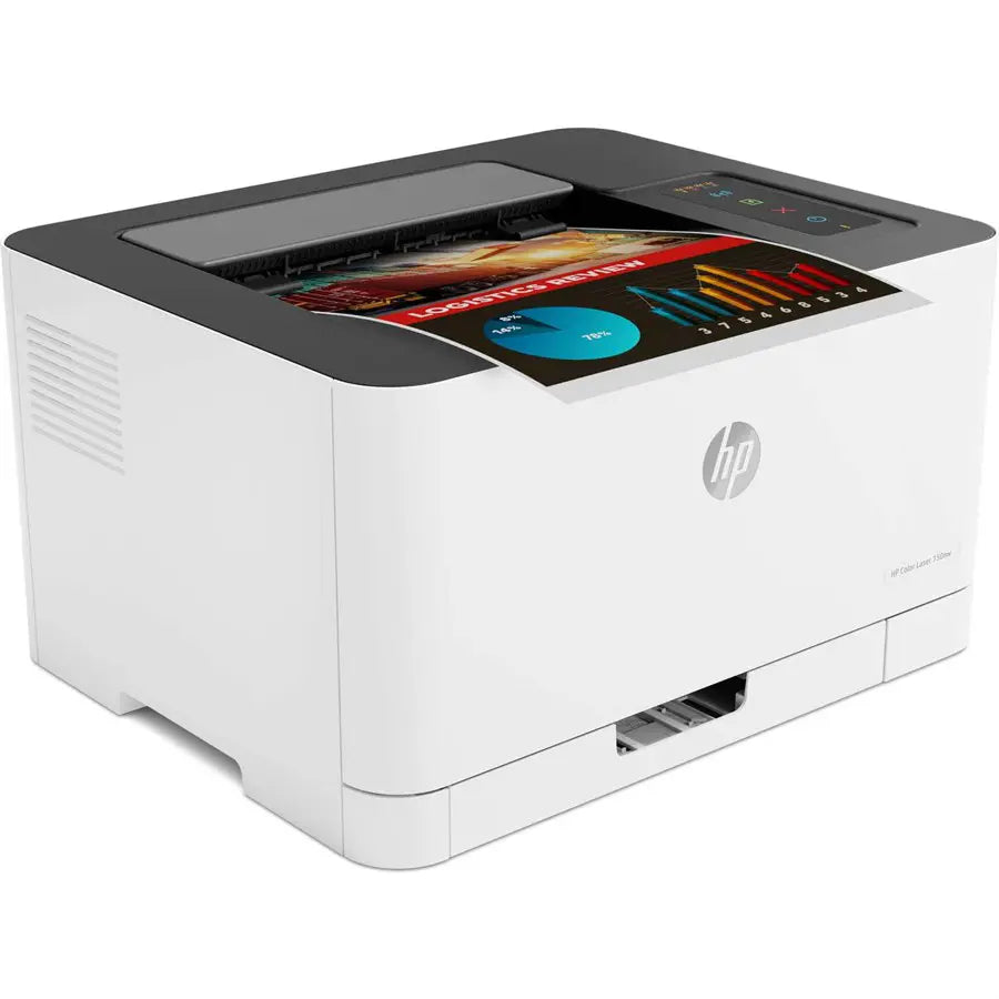 HP Color Laser 150NW Printer, Color Laser, 19 ppm Black / 4 ppm Color, 150-Sheet Input, 50-Sheet Output, USB/Ethernet/Wi-Fi (Official Warranty)