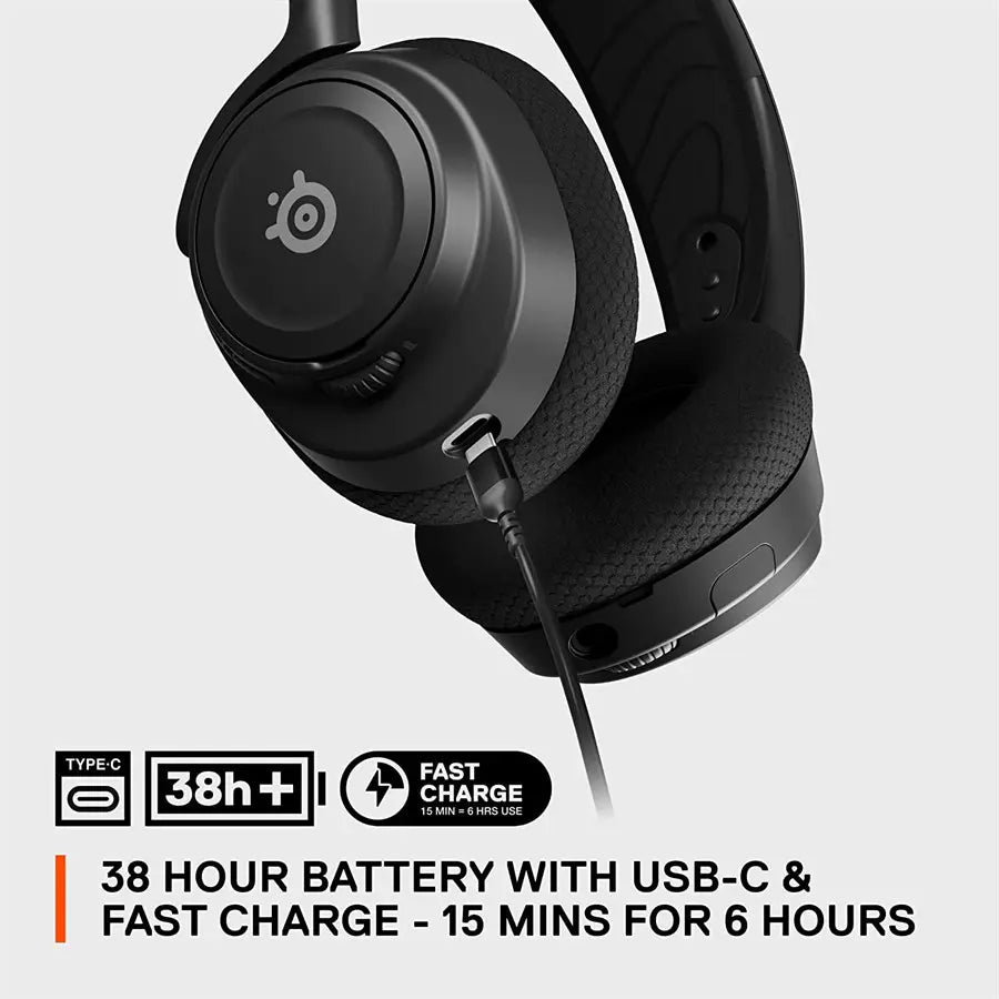 SteelSeries Arctis Nova 7 Wireless Multi-Platform Gaming Headset - PC - Playstation - Switch - Mobile - 61553 | Black